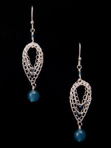 Blue Apatite Drop Earrings